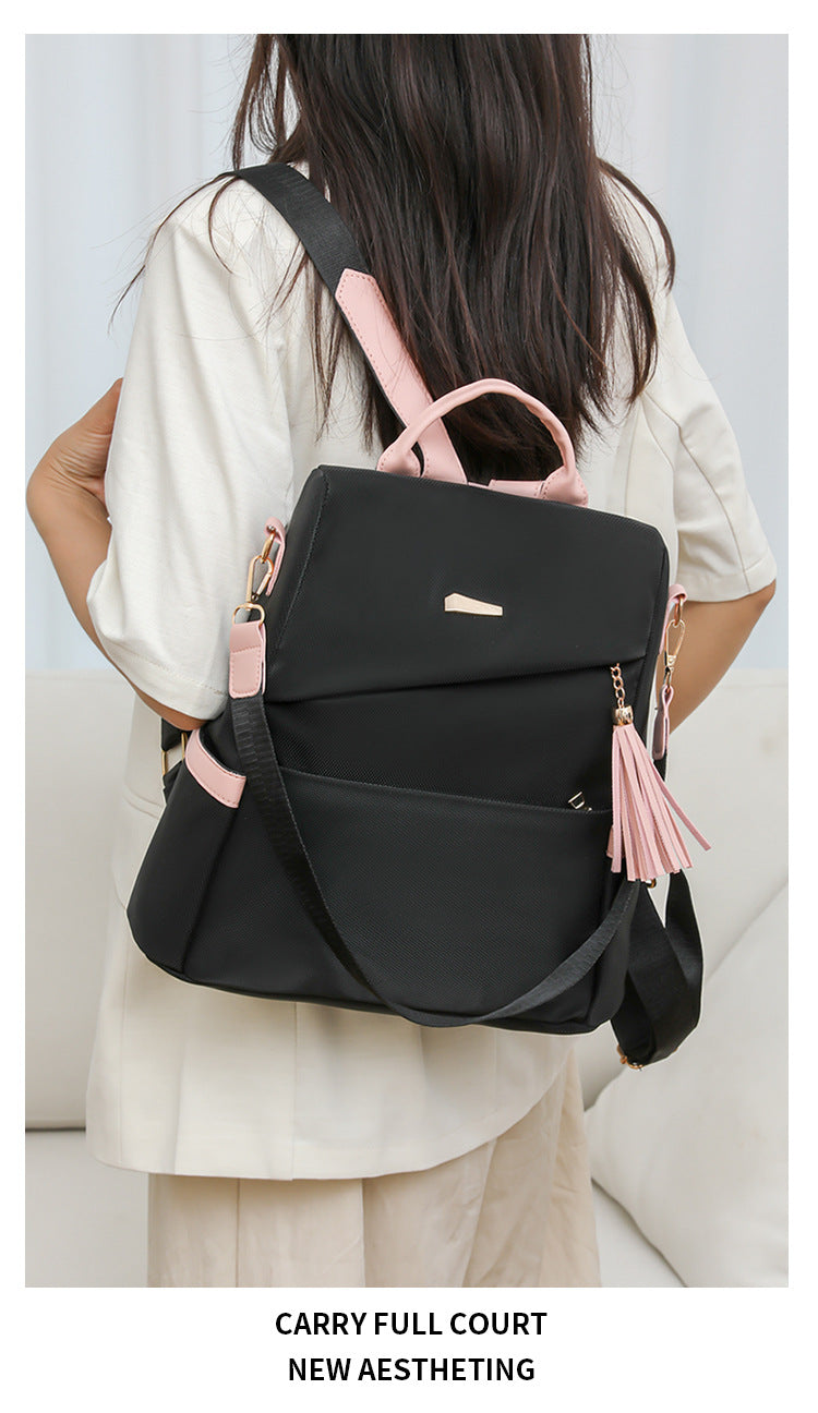 Anti-Theft Oxford Backpack — Women’s Casual & Travel Bag