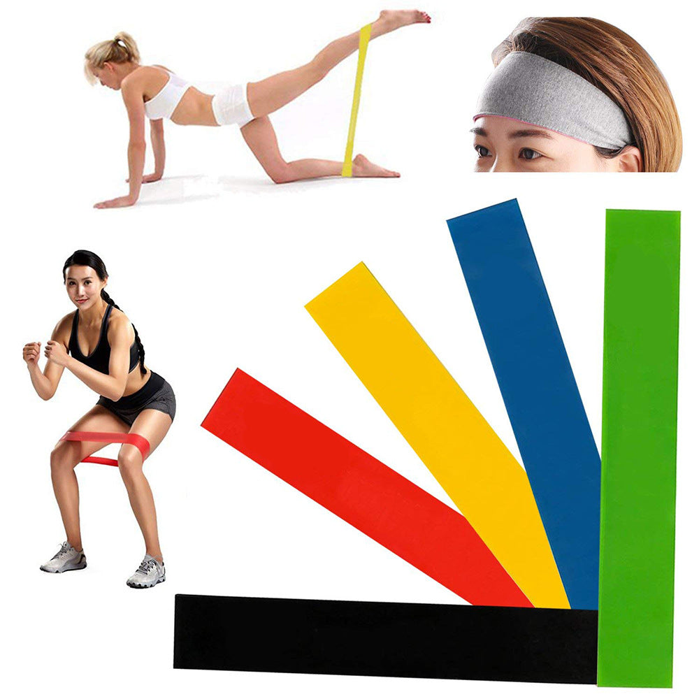 5-Level Resistance Bands – Yoga & Training Elastic Exercise Set