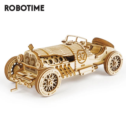 3D Wooden Racing Car Puzzle | DIY Kids Toy