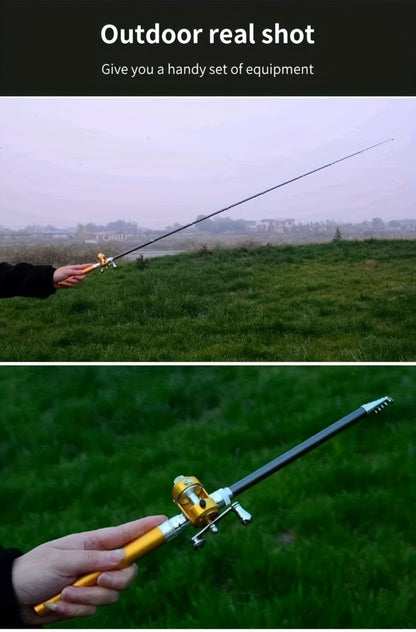 Portable Pen‑Style Mini Fishing Rod – Super Compact Travel Rod