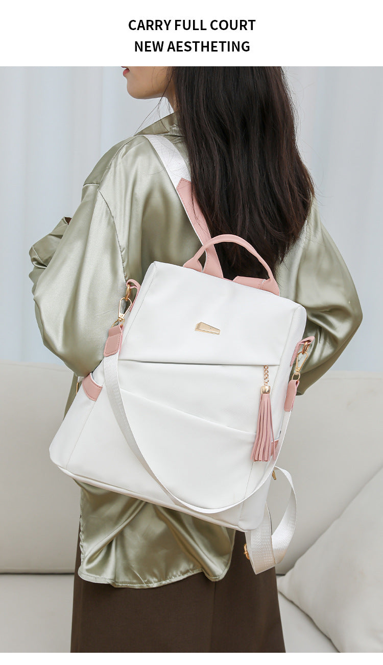 Anti-Theft Oxford Backpack — Women’s Casual & Travel Bag