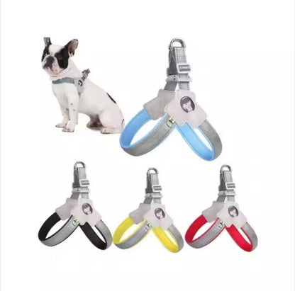 Reflective Pet Harness with Leash – Adjustable & Comfortable for Dogs and Cats