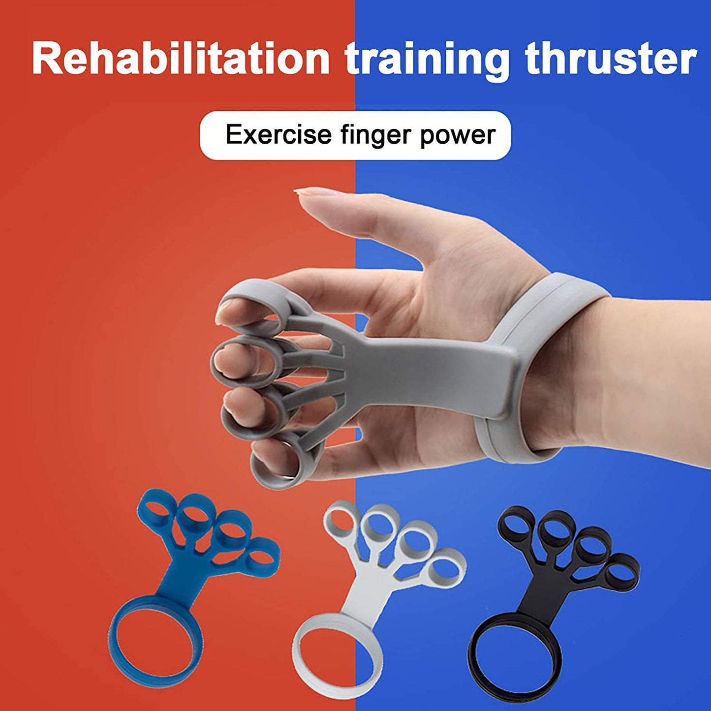 Silicone Finger Exerciser for Hand Strength & Pain Relief