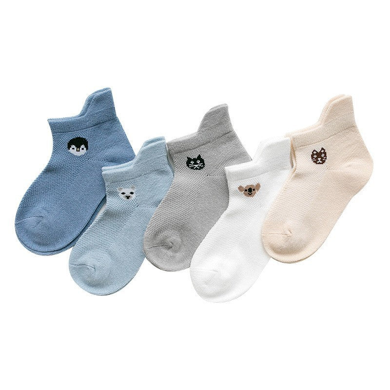 Breathable Cotton Baby Socks (Unisex)