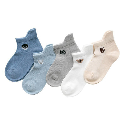 Breathable Cotton Baby Socks (Unisex)