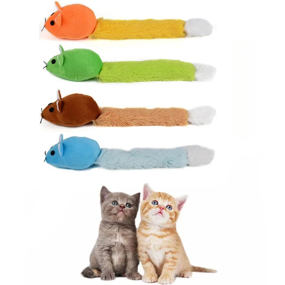 Interactive Long Tail Mouse Toy for Cats – Fun Training & Play