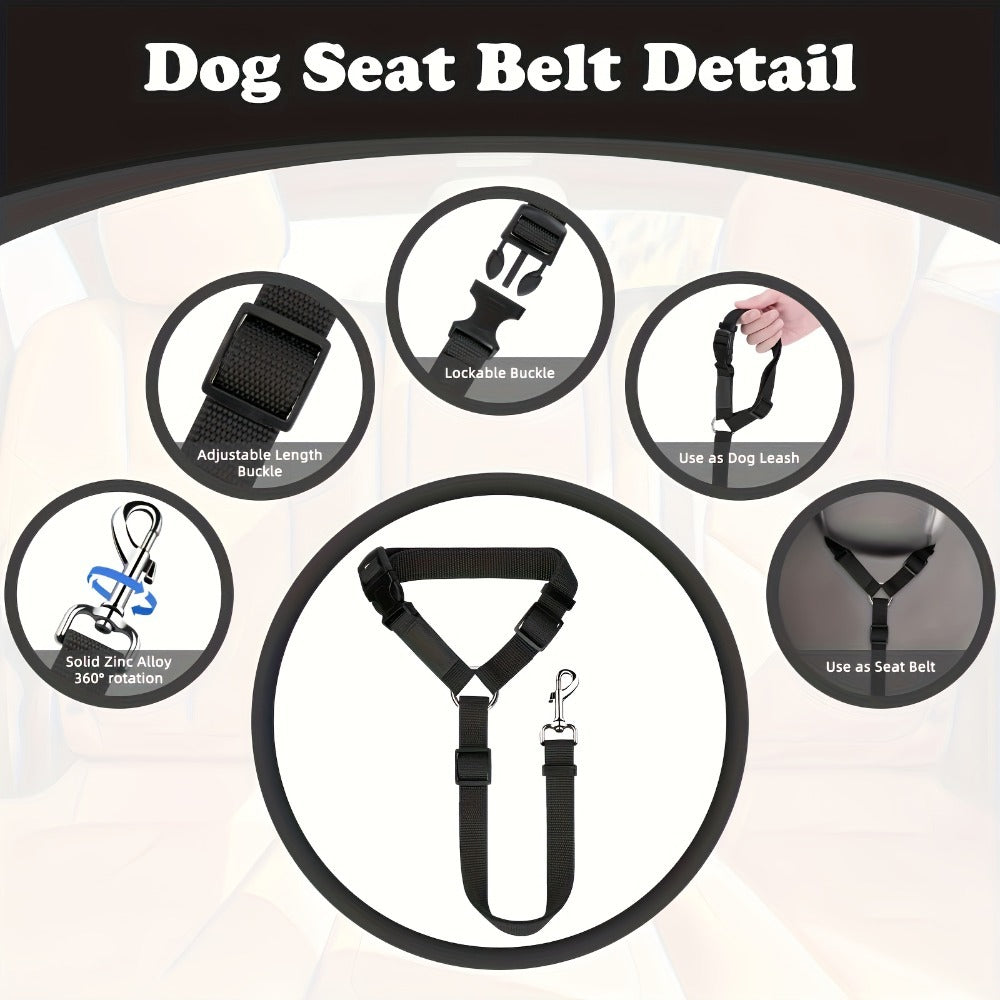 Two-Piece Dog Leash Set – Durable & Comfortable