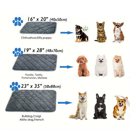 Self-Heating Pet Bed Mat for Dogs & Cats – Warm, Non-Slip, Washable Pad