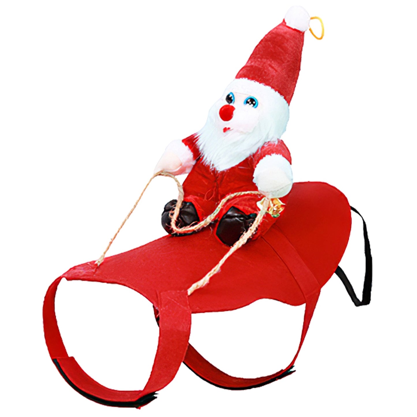 Pet Christmas Costume – Red Santa Winter Coat for Dogs & Cats
