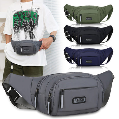 Men’s Waterproof Waist Bag – Multifunctional Crossbody Bag