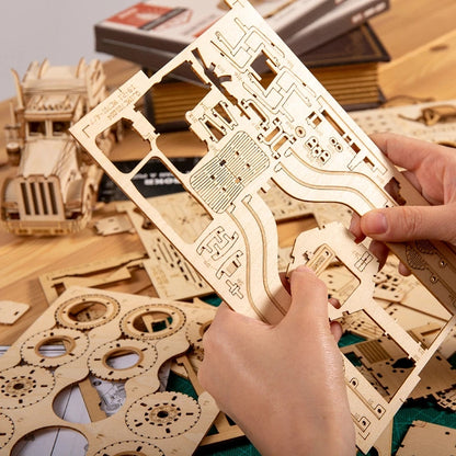 3D Wooden Racing Car Puzzle | DIY Kids Toy