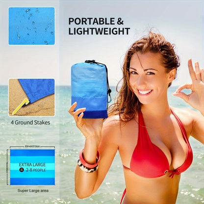Waterproof Beach Mat – Sandproof & Portable Outdoor Blanket for Picnics, Camping & Hiking