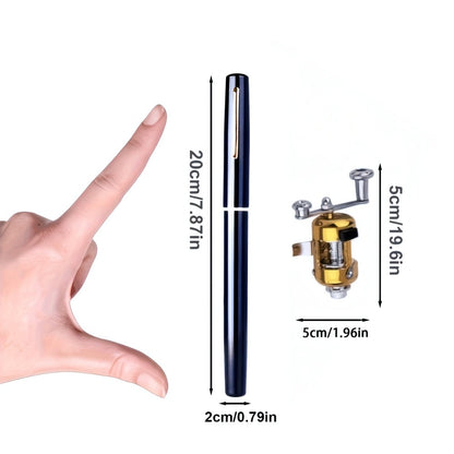 Portable Pen‑Style Mini Fishing Rod – Super Compact Travel Rod