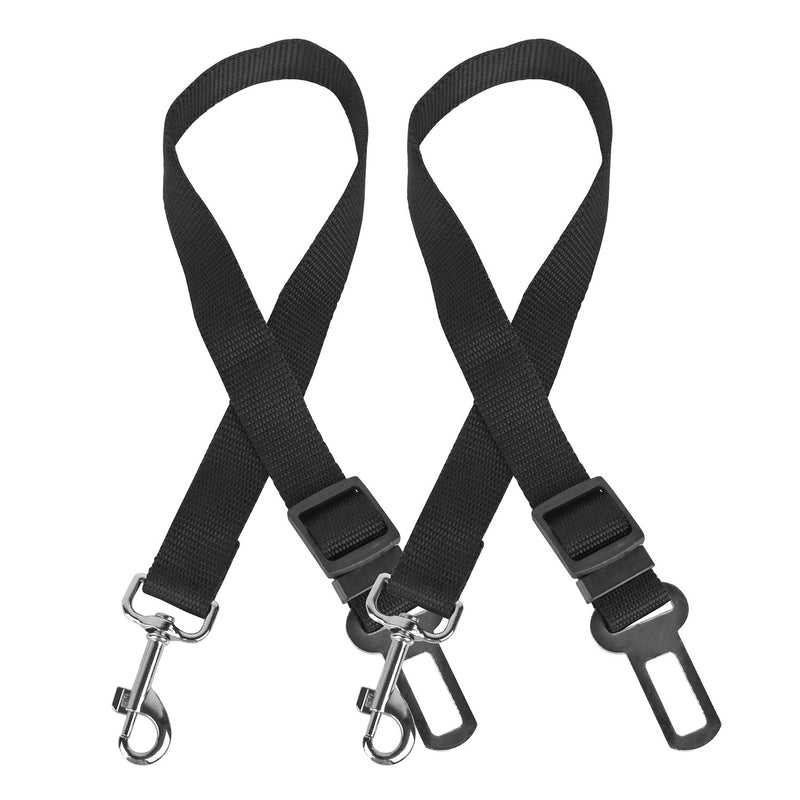 Adjustable Pet Seat Belt Leash for Dogs & Cats – 2Pcs Set