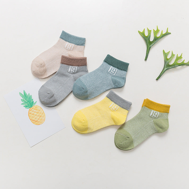 Breathable Cotton Baby Socks (Unisex)