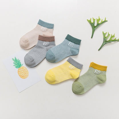 Breathable Cotton Baby Socks (Unisex)